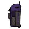 Boombah Rolling Superpack 2.0 3DHC Baseball/Softball Gear Bag - 23-1/2" x 13-1/2" x 9-1/2" - Dark Charcoal/Purple - Telescopic Handle - Holds 4 Bats - Wheeled Version view 4