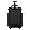 Boombah Rolling Superpack 2.0 3DHC Baseball/Softball Gear Bag - 23-1/2" x 13-1/2" x 9-1/2" - Black/Columbia - Telescopic Handle - Holds 4 Bats - Wheeled Version view 3