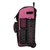 Boombah Rolling Superpack 2.0 3DHC Baseball/Softball Gear Bag - 23-1/2" x 13-1/2" x 9-1/2" - Black/Pink - Telescopic Handle - Holds 4 Bats - Wheeled Version view 4