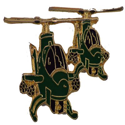 2-COBRA FORMATION LAPEL PIN OR HAT PIN - Size 1-1/2" - VETERAN OWNED BUSINESS
