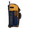 Boombah Rolling Superpack 2.0 3DHC Baseball/Softball Gear Bag - 23-1/2" x 13-1/2" x 9-1/2" - Navy/Gold - Telescopic Handle - Holds 4 Bats - Wheeled Version view 2