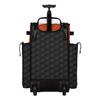Boombah Rolling Superpack 2.0 3DHC Baseball/Softball Gear Bag - 23-1/2" x 13-1/2" x 9-1/2" - Black/Orange - Telescopic Handle - Holds 4 Bats - Wheeled Version view 3