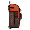 Boombah Rolling Superpack 2.0 3DHC Baseball/Softball Gear Bag - 23-1/2" x 13-1/2" x 9-1/2" - Dark Charcoal/Orange - Telescopic Handle - Holds 4 Bats - Wheeled Version view 2