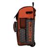 Boombah Rolling Superpack 2.0 3DHC Baseball/Softball Gear Bag - 23-1/2" x 13-1/2" x 9-1/2" - Dark Charcoal/Orange - Telescopic Handle - Holds 4 Bats - Wheeled Version view 4
