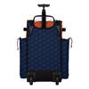 Boombah Rolling Superpack 2.0 3DHC Baseball/Softball Gear Bag - 23-1/2" x 13-1/2" x 9-1/2" - Navy/Orange - Telescopic Handle - Holds 4 Bats - Wheeled Version view 3