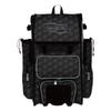Boombah Rolling Superpack 2.0 3DHC Baseball/Softball Gear Bag - 23-1/2" x 13-1/2" x 9-1/2" - Black/Gray - Telescopic Handle - Holds 4 Bats - Wheeled Version view 1