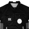 GK Ref Gear Men's Soccer Referee Jersey Short Sleeve (Large) Black view 4