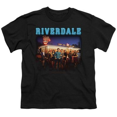 A&E Designs Riverdale Kids T-Shirt Pops Chock'Lit Shoppe Black Tee, XL