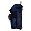 Boombah Rolling Superpack 2.0 Scratch Baseball/Softball Gear Bag - 23-1/2" x 13-1/2" x 9-1/2" - Navy/Orange - Telescopic Handle - Holds 4 Bats - Wheeled Version view 4