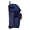 Boombah Rolling Superpack 2.0 Scratch Baseball/Softball Gear Bag - 23-1/2" x 13-1/2" x 9-1/2" - Royal/Orange - Telescopic Handle - Holds 4 Bats - Wheeled Version view 2