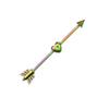 Luxe Modz Arrow and Heart Anodized Titanium Industrial Barbell Black and Rainbow 14ga - 2pc view 3