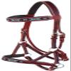 English Western Horse Leather Bitless Bridle Sidepull Halter Reins 77RS12MG-F view 2