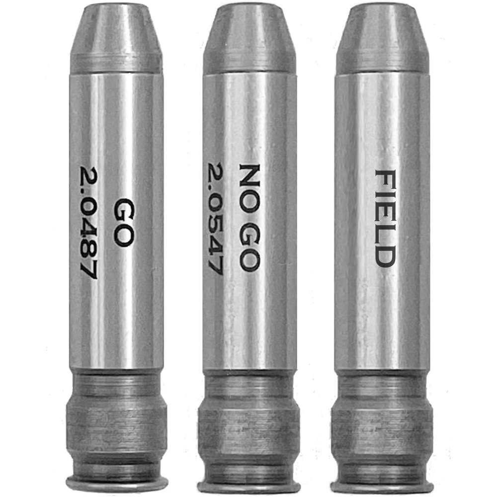 Forster Products 30-06 GO, NO-GO, & Field Headspace Gauge Set, 25-06, 6.5-06, 270 Winchester, 30-06, 8mm-06, 338-06, & 35 Whelen, SAAMI Dimensioned, Rimless, Hardened Steel, Precision Ground