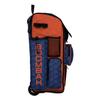 Boombah Rolling Superpack 2.0 3DHC Baseball/Softball Gear Bag - 23-1/2" x 13-1/2" x 9-1/2" - Royal/Orange - Telescopic Handle - Holds 4 Bats - Wheeled Version view 2