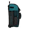 Boombah Rolling Superpack 2.0 3DHC Baseball/Softball Gear Bag - 23-1/2" x 13-1/2" x 9-1/2" - Black/Teal - Telescopic Handle - Holds 4 Bats - Wheeled Version view 2