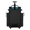 Boombah Rolling Superpack 2.0 3DHC Baseball/Softball Gear Bag - 23-1/2" x 13-1/2" x 9-1/2" - Black/Teal - Telescopic Handle - Holds 4 Bats - Wheeled Version view 3
