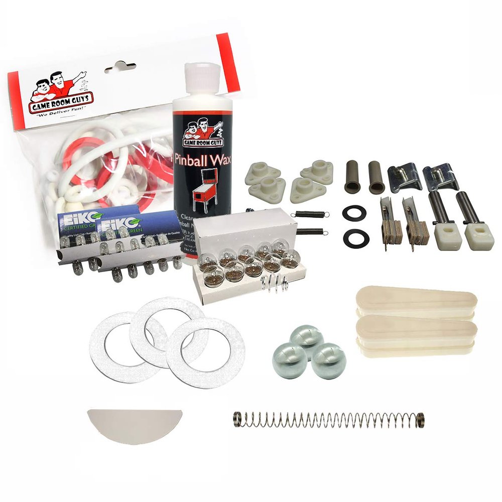 Game Room Guys 1987 Gottlieb Spring Break Pinball White Premium Maintenance Kit