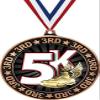 5K Race 3rd Place Perimeter Medal Bronze, 2.75" 5K Prizes, Kids Racing Trophy Medal Awards 50 Pack Prime view 1