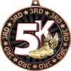 5K Race 3rd Place Perimeter Medal Bronze, 2.75" 5K Prizes, Kids Racing Trophy Medal Awards 50 Pack Prime view 2