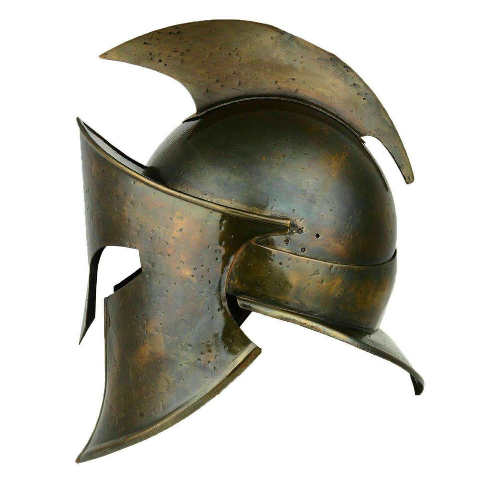 Piru Medieval Spartan King Leonidas 300 Movie Greek Armour Roman Helmet Costume