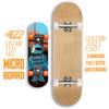 RUDEBOYS 17 Inch Mini Wooden Cruiser Graphic Beginner Skateboard (Robot Design) view 2