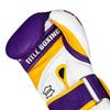 Title Boxing Gel World V2T Bag Gloves, Purple/White/Gold, Large view 3