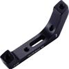 BBB BBS-97R Disc Brake Adapter, Black, Compatible with 140/160mm Rotors, Power Mount, Rear Flat Mount/Post Mount Converter view 1