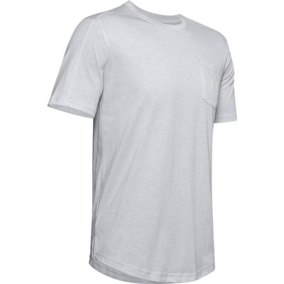 Under Armour Men's UA Sportstyle Short Sleeve SM Gray