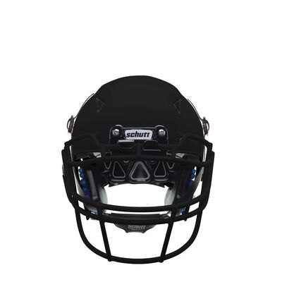 Schutt Vengeance A11 Youth Football Helmet Black with Black VROPO TRAD Face Mask,Medium