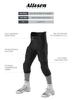 Alleson Athletic Power Spandex Integrated Football Pant Black view 3