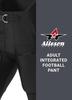 Alleson Athletic Power Spandex Integrated Football Pant Black view 4