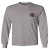 0248. Demon Graphic Traditional Japanese Till Death Anime Aesthetics Society Men's Long Sleeve t Shirt (Light Gray 2X Large) view 2