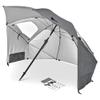 Sport-Brella Premiere UPF 50+ Umbrella Shelter for Sun and Rain Protection (8-Foot, Gray) view 1