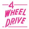 4 Wheel Drive - Older Logo - Die Cut Vinyl Decal - 5.5" W X 5" H Pink HGC1673.03 view 1