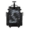 Boombah Rolling Superpack 2.0 Scratch Baseball/Softball Gear Bag - 23-1/2" x 13-1/2" x 9-1/2" - Black/Gray - Telescopic Handle - Holds 4 Bats - Wheeled Version view 3