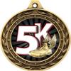 5K Race Gold Duo Medal, 3" 5K Prizes, Kids Racing Trophy Medal Awards 50 Pack Prime view 2