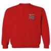 0248. Demon Graphic Traditional Japanese Till Death Anime Aesthetics Society Men's Crewneck Sweatshirt (Red, Large) view 2