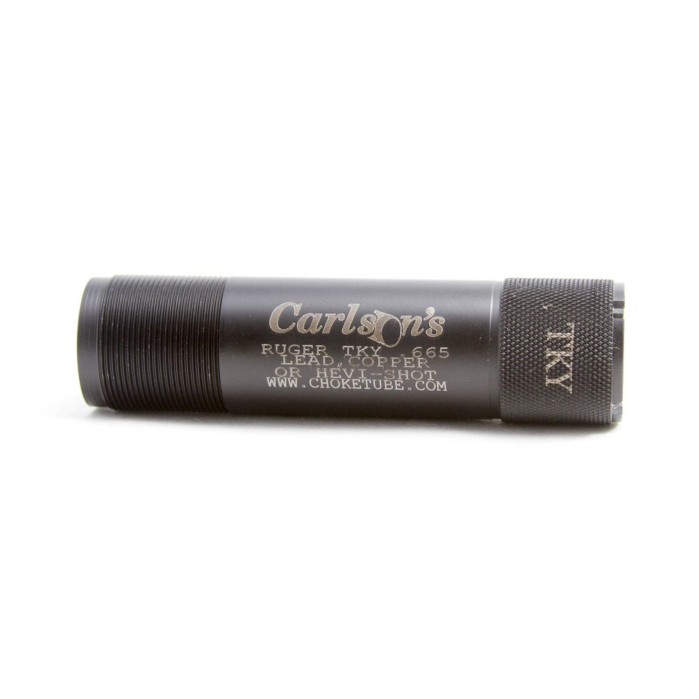 Carlson's Choke Tubes 12 Gauge for Ruger [ Turkey | 0.665 Diameter ] Blued Steel | Extended Turkey Choke Tube | Made in USA