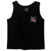 0248. Demon Graphic Traditional Japanese Till Death Anime Aesthetics Society Men's Tank Top (Black, Small) view 2