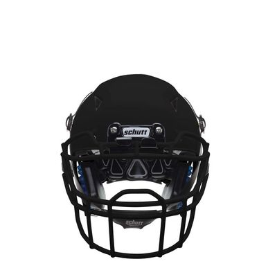 Schutt Vengeance A11 Youth Football Helmet Black with Black VROPO DW Face Mask,Large