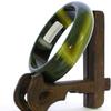 2.3" China Certified Nature Green Chalcedony Jade Women's Bangle Bracelets 6429 view 4