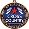 Cross Country 3rd Place Perimeter Medal Bronze, 2.75" Running Prizes, Kids Running Trophy Medal Awards 10 Pack Prime view 2