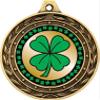 Four Leaf Clover Gold Duo Medal, 3" Shamrock Prizes, Kids Clover Trophy Medal Awards 100 Pack Prime view 2