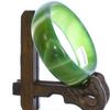 2.3" China Certified Nature Green Chalcedony Jade Women's Bangle Bracelets 6400 view 4