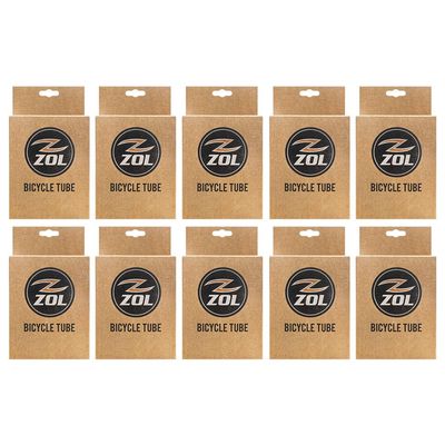 Zol Road Bicycle Bike Inner Tube 700x28c Presta Valve 80mm (10 pcs)
