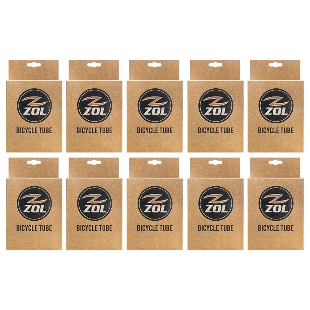 Zol Road Bicycle Bike Inner Tube 700x28c Presta Valve 80mm (10 pcs)