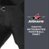 Alleson Athletic Youth Integrated Football Pant, Black, Large view 4