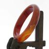 2.6" China Certified Nature Red Chalcedony Jade Women's Bangle Bracelets view 1