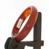 2.6" China Certified Nature Red Chalcedony Jade Women's Bangle Bracelets view 2