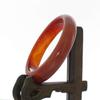 2.6" China Certified Nature Red Chalcedony Jade Women's Bangle Bracelets view 3